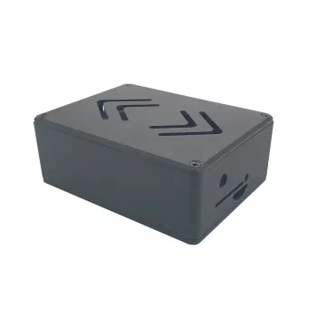 ALLNET Rock 4 C+ Θήκη αλουμινίου ecoPI PRO LP Μαύρο για Radxa Rock Pi 4C Plus