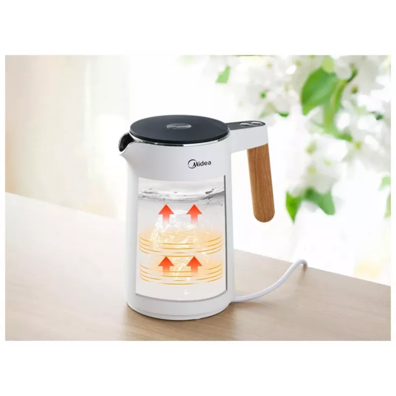 Midea MK-HE1533 λευκός βραστήρας 1,5L 2200W
