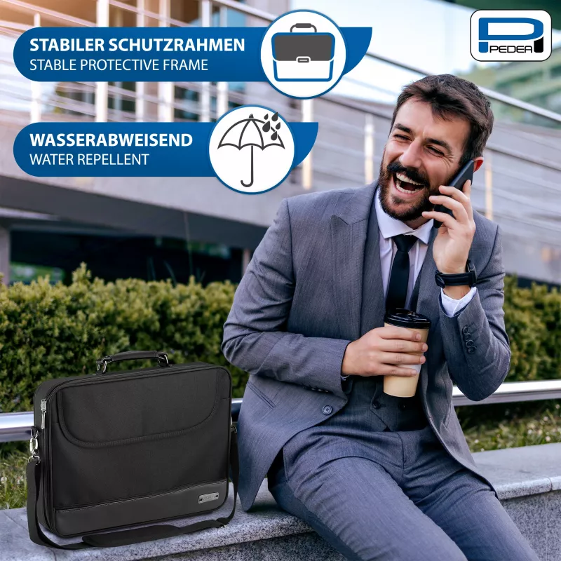 PEDEA Blackline θήκη ντοσιέ 17,3 inch (43,9 cm) - μαύρο