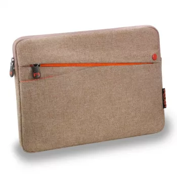 PEDEA Fashion θήκη tablet για Samsung Galaxy Tab S6 Lite / A9+ / S9 / A8, μπεζ/πορτοκαλί, νεοπρέν