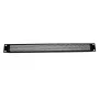 Adam Hall 87221 VR 19 inch 1U Περσίδα Εξαερισμού με Στρογγυλές Τρύπες - Μαύρο