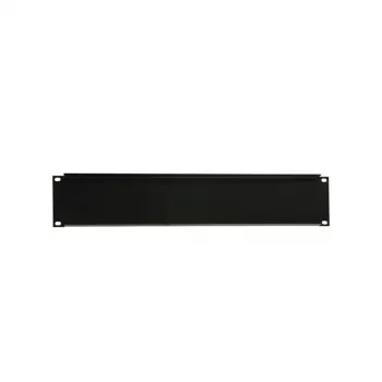 Adam Hall 19 inch Τυφλό Πάνελ Rack 2U Μαύρο Χάλυβας 1,5 mm