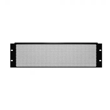 Adam Hall 87223VR πρόσοψη rack 19 inch 3U από χάλυβα μαύρη 1,5 mm