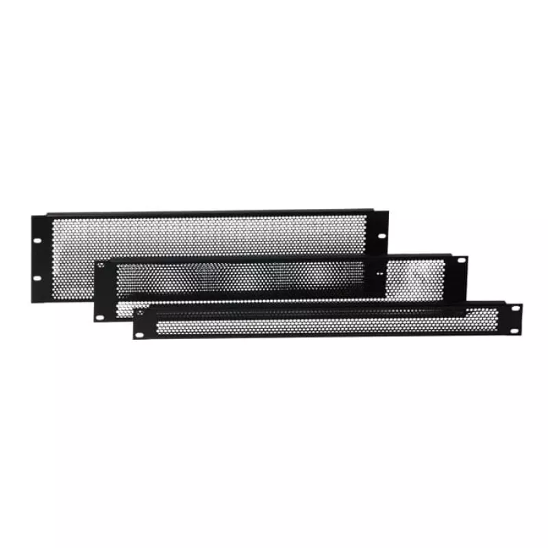Adam Hall 87223VR πρόσοψη rack 19 inch 3U από χάλυβα μαύρη 1,5 mm