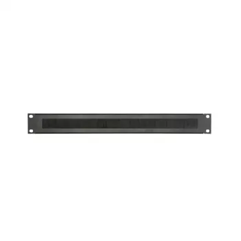 Adam Hall 19 inch τυφλή πλάκα rack 1U με λωρίδα βουρτσών 87221BRUSH μαύρη
