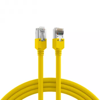 EFB Elektronik RJ45 καλώδιο patch Cat.5e SF/UTP LSZH Draka UC300 TM11 κίτρινο 15m