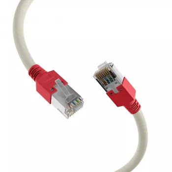 EFB Elektronik RJ45 καλώδιο patch Cat.5e F/UTP LSZH Draka UC300 TM11rt crossover γκρι 0,5m