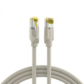 EFB-Elektronik RJ45 καλώδιο patch Cat.6A S/FTP LSZH Draka UC900 TM31 γκρι 25m