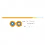 EFB Electronics I-V(ZN)H 2G50/125 OM3 Zipcord 2.8x5.7mm Aqua
