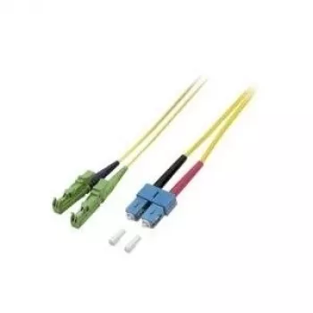 EFB Elektronik Καλώδιο Patch Οπτικών Ινών E2000/APC σε SC Singlemode OS2 9/125µm 15m Κίτρινο