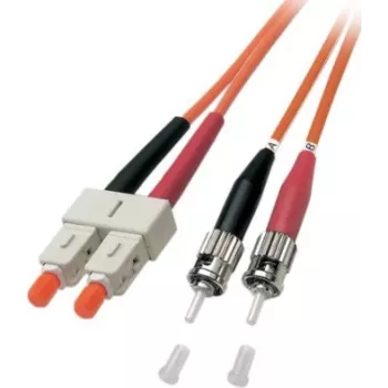 EFB-Elektronik ECOFIBER Duplex Jumper SC-ST 62.5/125 µm OM1 LSZH Πορτοκαλί 3,0 mm 3 m