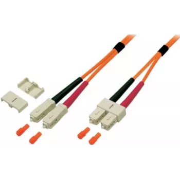 EFB Elektronik Duplex Jumper SC-SC 62.5/125µm OM1 LSZH Πορτοκαλί 3,0mm 10m