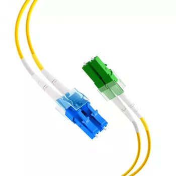 EFB Elektronik Καλώδιο Patch Οπτικών Ινών LC/APC Singlemode OS2 20 m Κίτρινο