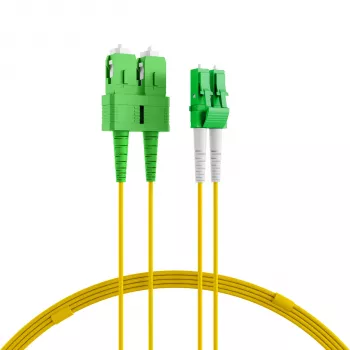 EFB Elektronik Καλώδιο Patch Duplex LC/APC-SC/APC OS2 G652D 1m LSZH 2mm Κίτρινο