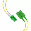 EFB Elektronik Καλώδιο Patch Duplex LC/APC-SC/APC OS2 G652D 1m LSZH 2mm Κίτρινο