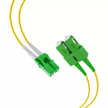 EFB Elektronik Καλώδιο Patch Duplex LC/APC-SC/APC OS2 G652D 1m LSZH 2mm Κίτρινο