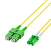 EFB Elektronik Καλώδιο Patch Duplex LC/APC-SC/APC OS2 G652D 1m LSZH 2mm Κίτρινο