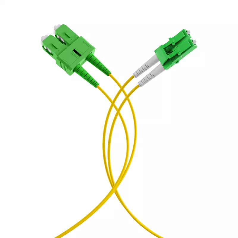 EFB Elektronik Καλώδιο Patch Duplex LC/APC-SC/APC OS2 G652D 1m LSZH 2mm Κίτρινο