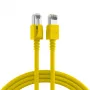 EFB Elektronik DCK1001GE.0,5 LED Patchkabel RJ45 Cat.6A S/FTP FRNC, κίτρινο