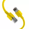 EFB Elektronik DCK1001GE.0,5 LED Patchkabel RJ45 Cat.6A S/FTP FRNC, κίτρινο