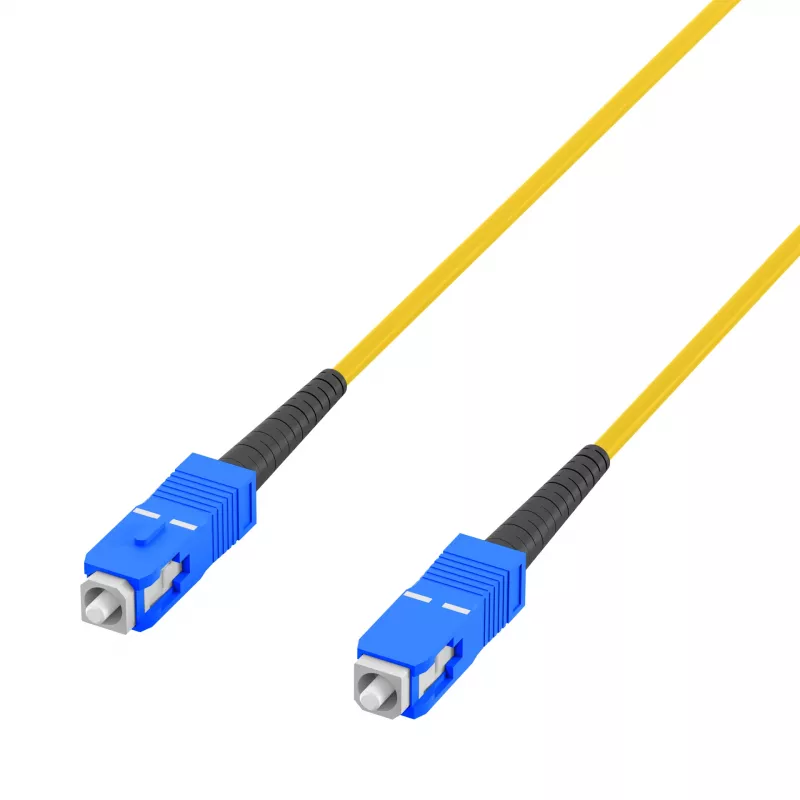 EFB Elektronik Simplex LWL Patchkabel SC-SC OS2 G657.A2 15m 3,0mm Gelb 9/125µm