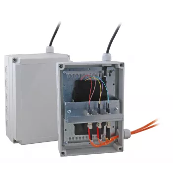 EFB Elektronik Glasfaser-Verteilerbox - RAL 7035 - 12x SC-Duplex OM4