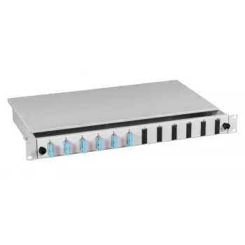 EFB-Elektronik κουτί συγκόλλησης SC OS2 9/125µm συρόμενο 12 Pigtails / 6 ζεύκτες