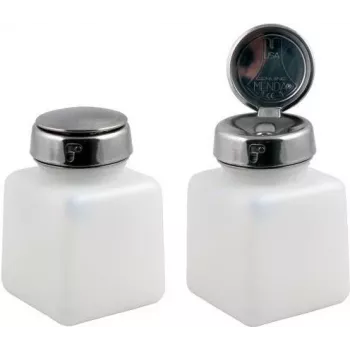 EFB Electronics δοχείο διανομής αλκοόλης PE με υγραντήρα στυλεού, κενό, 200 ml, λευκό/διαφανές