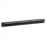 EFB-Elektronik ECOLAN Patch Panel UTP 24xRJ45 Cat.6 19 inch 1U RAL9005 μαύρο