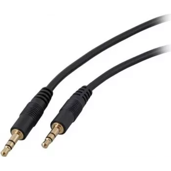 EFB-Elektronik Καλώδιο σύνδεσης ήχου, βύσμα jack 3,5 mm, 5 μέτρα, μαύρο