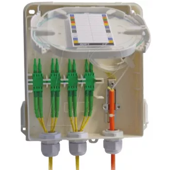 EFB Elektronik FTTH Building Entry Box IP54 κενό, Μέγ. 8 SC/LC, με κλειδαριά (53706.1)