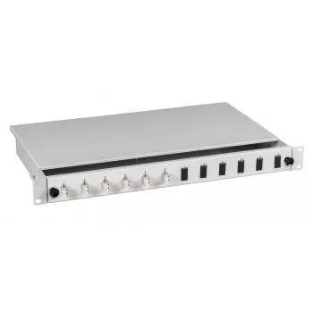 EFB-Elektronik LC OS2 Spleißbox 48 Pigtails / 24 κουπλερ 1U 19 inch συρτάρι