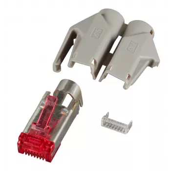 EFB Βύσμα RJ45-Hirose STP, TM21 γκρι, 100 τεμ., 3 στοιχεία, Cat. 6