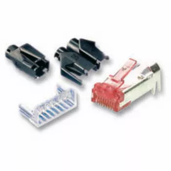 EFB Electronics Βύσμα RJ45-Hirose STP TM21 κόκκινο 100 τεμ. 3 στοιχεία Cat.6