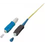 EFB Elektronik σύνδεσμος SC συναρμολογούμενος στο πεδίο OM2 μαύρο