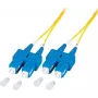 EFB Elektronik O2513.5-1.2 καλώδιο patch οπτικών ινών 5 m SC Duplex OS2 κίτρινο