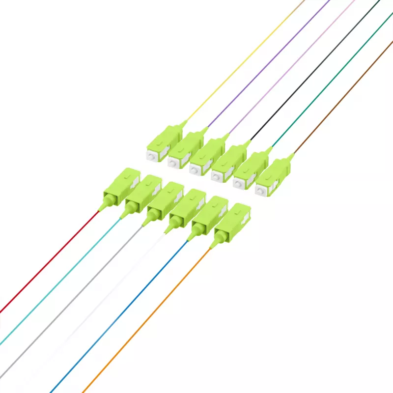 EFB Elektronik Fibre Pigtail SC 50/125 OM5, σετ 12 χρωμάτων, 2m