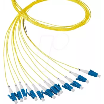 EFB Electronics pigtail οπτικών ινών LC 50/125 µm OM5, Lime Green, 2 m
