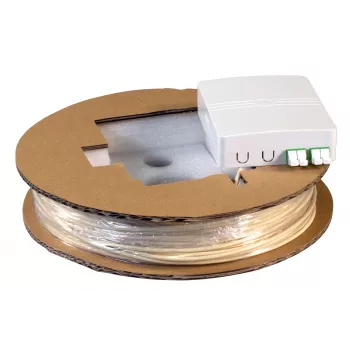 EFB Elektronik FTTX Compact Box, προ-συναρμολογημένο, 2xLC/APC Duplex, G.657.A2, 30m