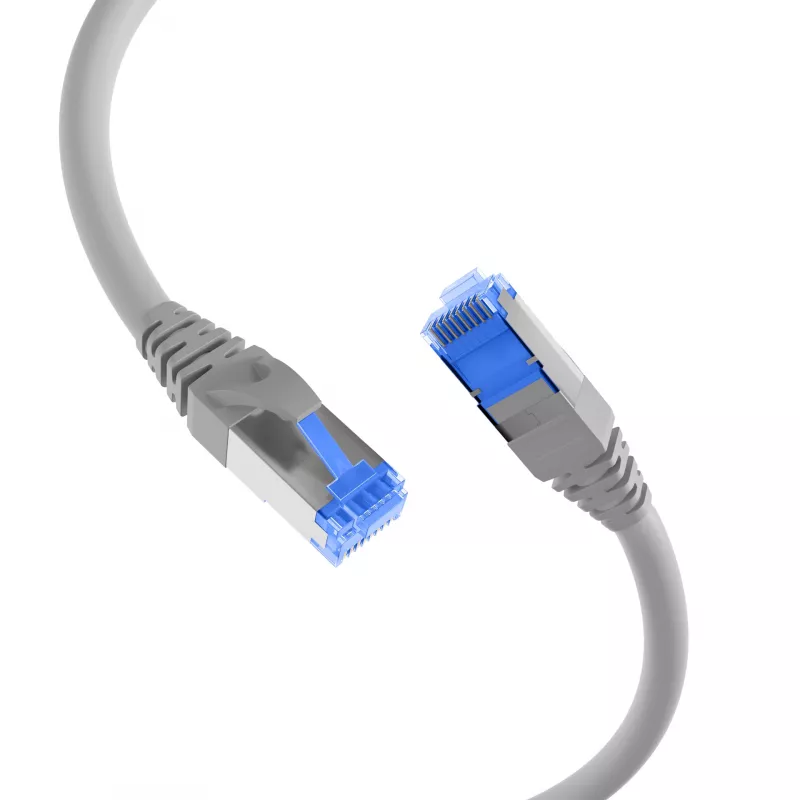 EFB Elektronik IPK-6A-U-TPE-GR-0100 Cat6a S/FTP καλώδιο patch 1m γκρι