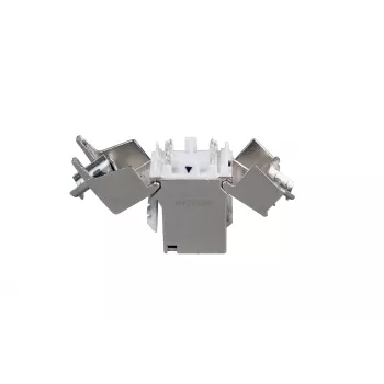 EFB Elektronik RJ45 Keystone Slimline Cat.6A Ασημί STP PVP Component Συσκευασία 12 τεμ. - Power over Ethernet - RJ-45