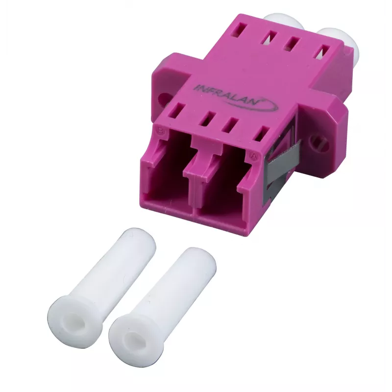 EFB Electronics LC-Duplex OM4 Πλαστικός Ζεύκτης, Μοβ Θήκη, Μονοκόμματο, SC-Simplex