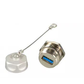 EFB Elektronik USB 3.0 IP67 Ζεύκτης Διέλευσης Type A Υποδοχή / Type A Υποδοχή