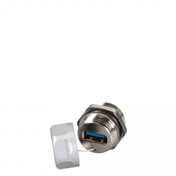 EFB Elektronik USB 3.0 IP67 Ζεύκτης Διέλευσης, Type A Υποδοχή / Type A Υποδοχή, Service-Port