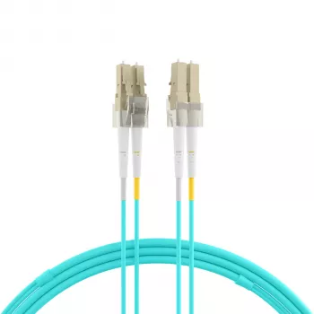 EFB Elektronik IPL-DF-LCULCU-3-1000 Καλώδιο Patch Οπτικών Ινών, 10 m, OM3, LC/UPC σε LC/UPC, Duplex, LSZH, Aqua