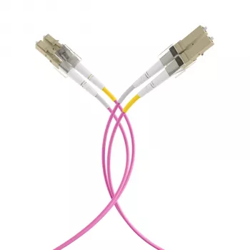 EFB Elektronik IPL-DF-LCULCU-4-0050 Καλώδιο Patch Οπτικών Ινών, 0,5 m, OM4, LC Duplex, Aqua