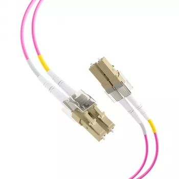 EFB Elektronik IPL-DF-LCULCU-4-0050 Καλώδιο Patch Οπτικών Ινών, 0,5 m, OM4, LC Duplex, Aqua