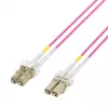 EFB Elektronik IPL-DF-LCULCU-4-0050 Καλώδιο Patch Οπτικών Ινών, 0,5 m, OM4, LC Duplex, Aqua