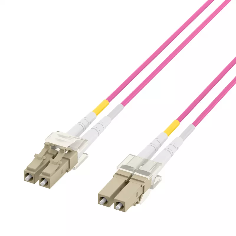EFB Elektronik IPL-DF-LCULCU-4-0050 Καλώδιο Patch Οπτικών Ινών, 0,5 m, OM4, LC Duplex, Aqua