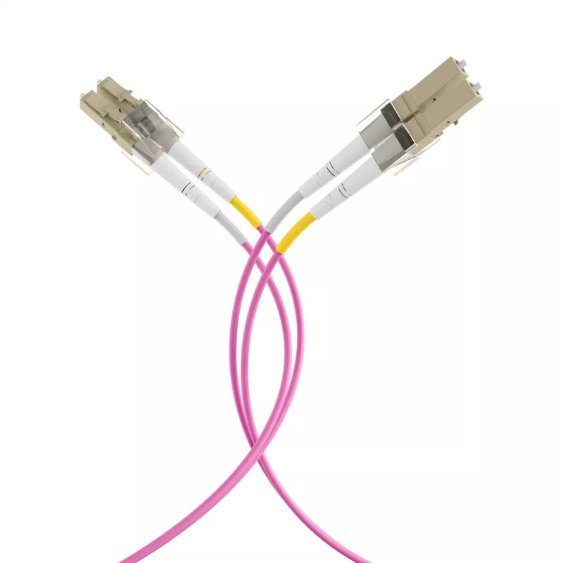 EFB Elektronik IPL-DF-LCULCU-4-0050 Καλώδιο Patch Οπτικών Ινών, 0,5 m, OM4, LC Duplex, Aqua